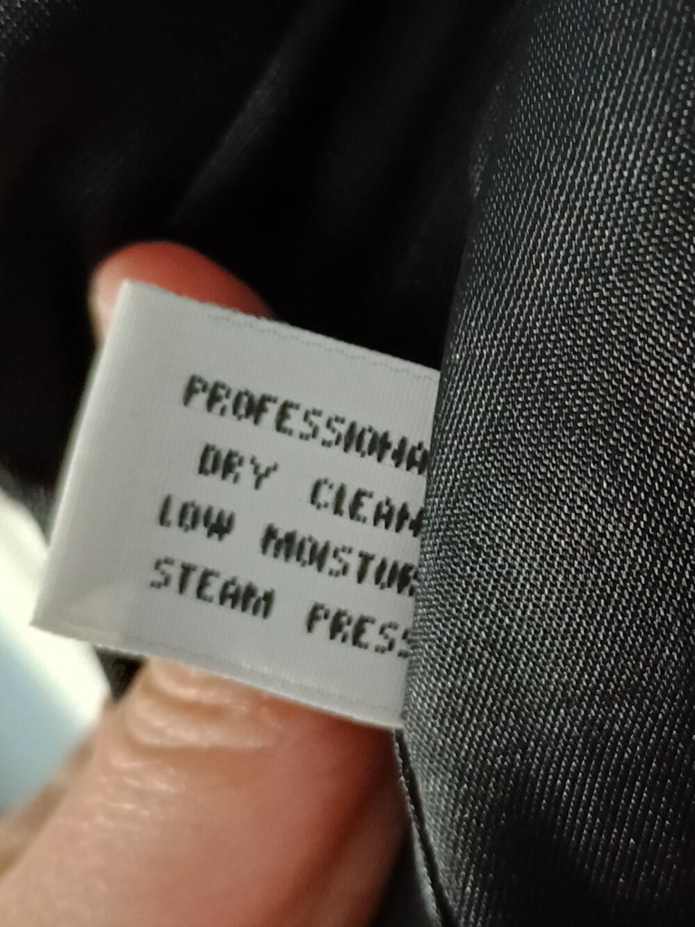 Jones New York Vintage Black 100% Virgin Wool Double Breasted Maxi Coat XL 16 18 - Picture 11 of 11